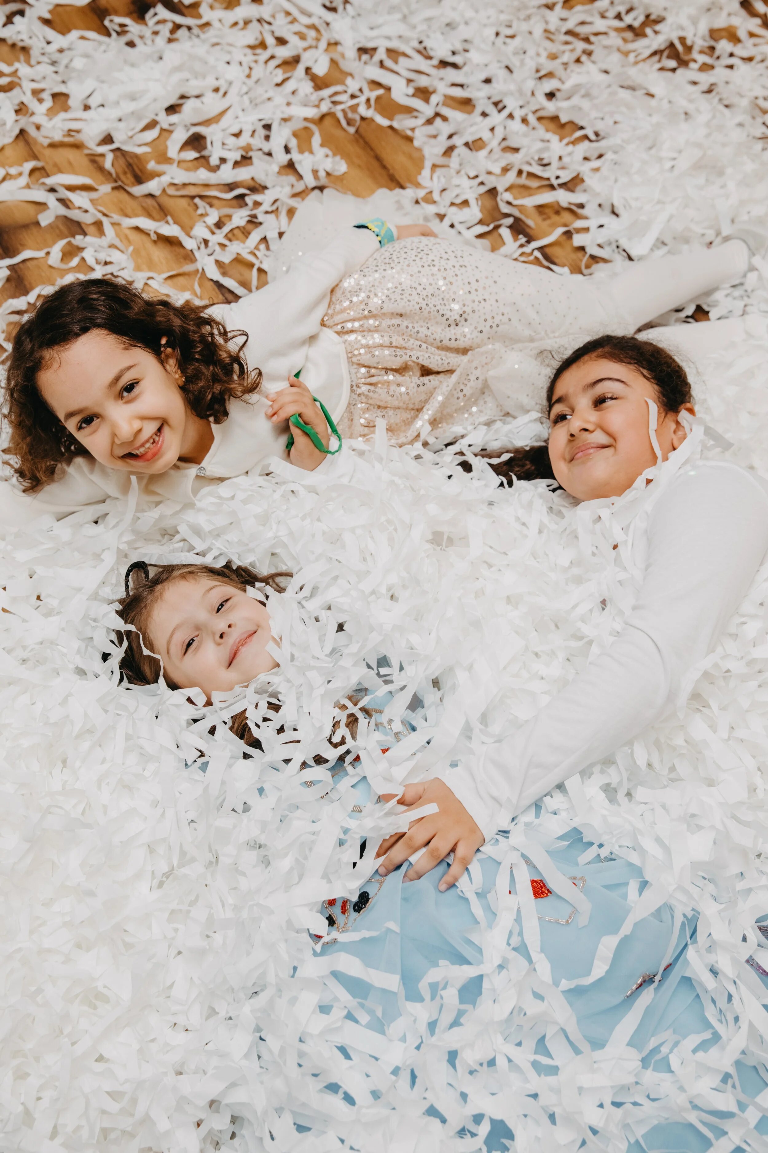 Children enjoying a styled family celebration